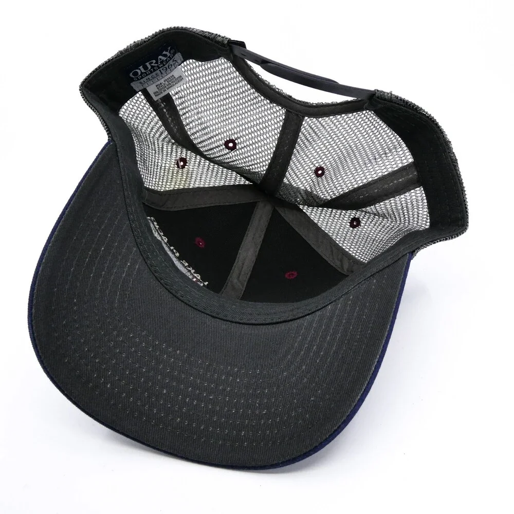 Lake Placid Hat Mens One Size Red‎ Snapback Trucker Mesh New York Nature Ski New